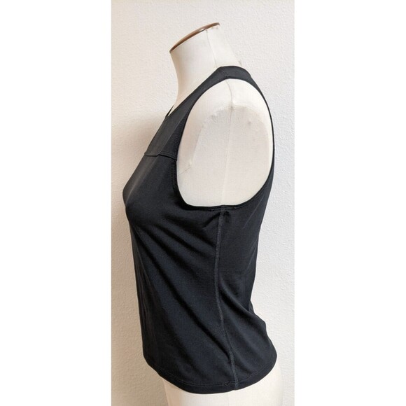 Women's Black PATAGONIA Poly/Spandex Sleeveless Round Neck Active Top M - Picture 3 of 6